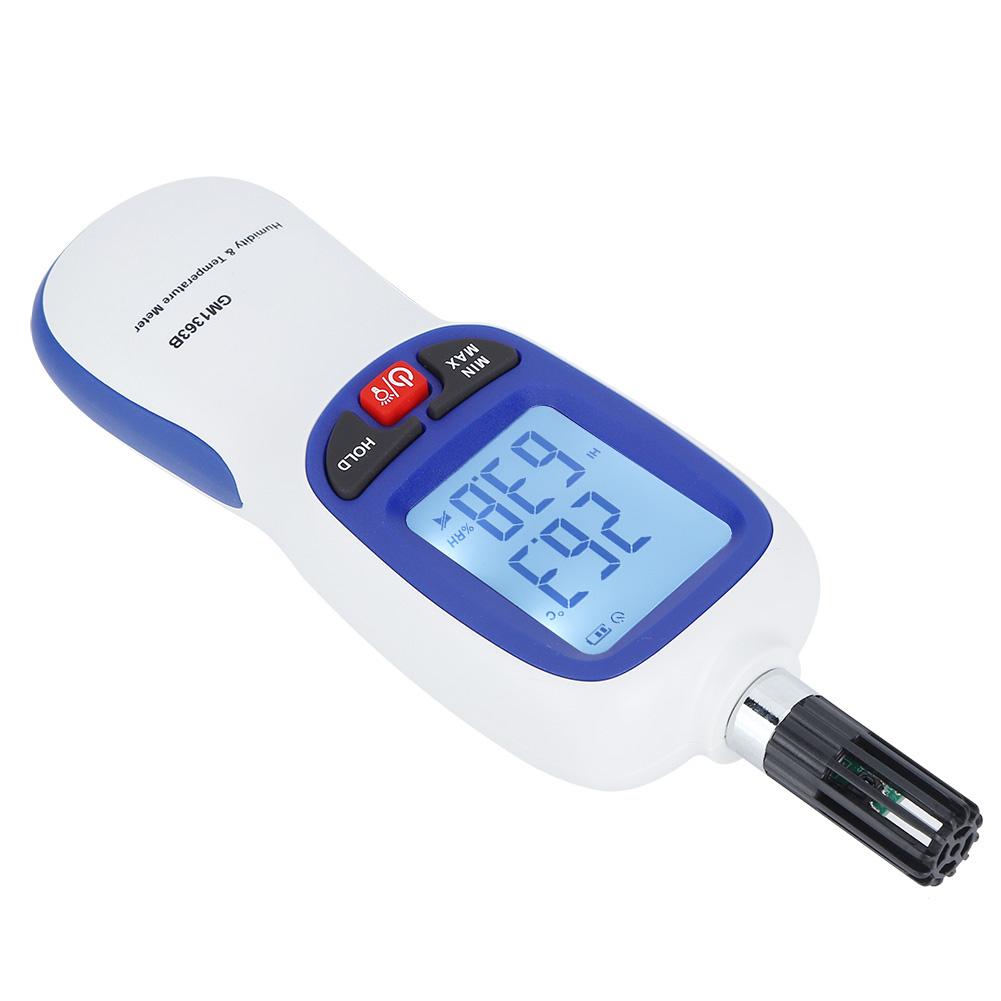 Портативный цифровой термогигрометр с ЖК-дисплеем, мини-измеритель температуры и влажности для промышленности