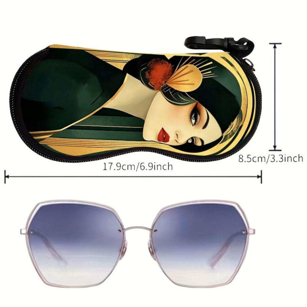 Hanging Sunglasses Storage Bag with Keyring Eyeglass Case New Sunglasses Pouch Eyewear Accessories
