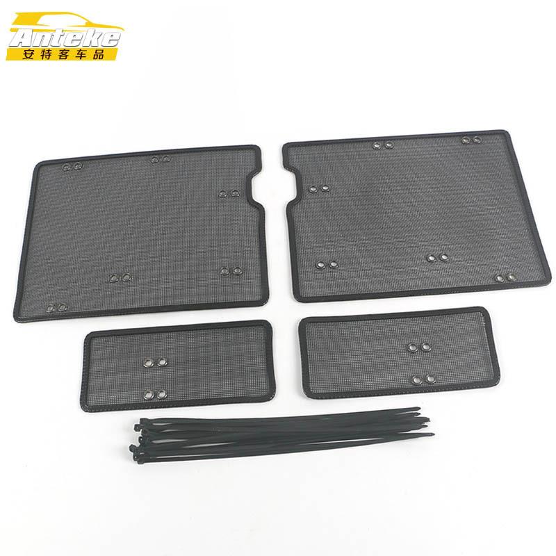 Middle Screening Mesh Front Grille Mesh For Hyundai Palisade Front Grille Net Cover Stainless steel Accessories