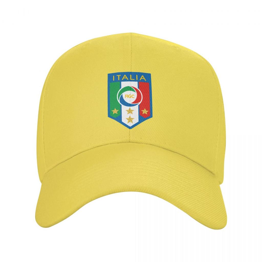 Персонализированная бейсболка с итальянскими звездами и легендами футбола Figc для женщин унисекс, дышащая итальянская футбольная кепка в подарок, шляпа для папы, уличная одежда