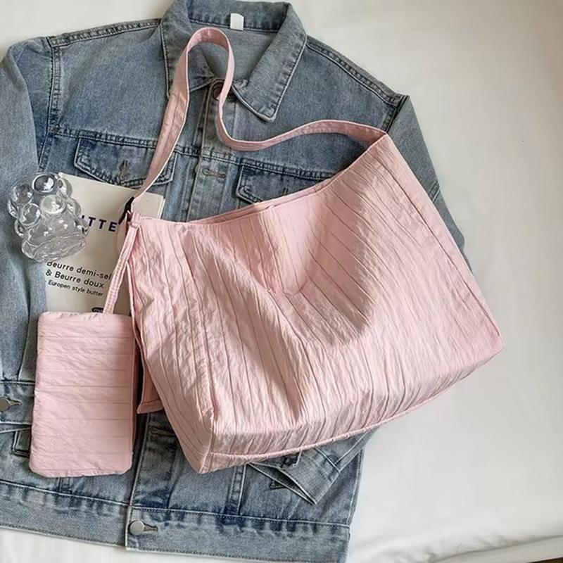 Холщовые сумки-тоут для женщин, мягкие складные наплечные сумки с кошельком для монет, повседневные сумки-тоут для покупок и поездок на работу KTY