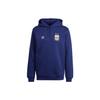 adidas Мужская толстовка с капюшоном Originals Trefoil Logo Аргентина, Повседневный футбольный пуловер, Синий IC1852
