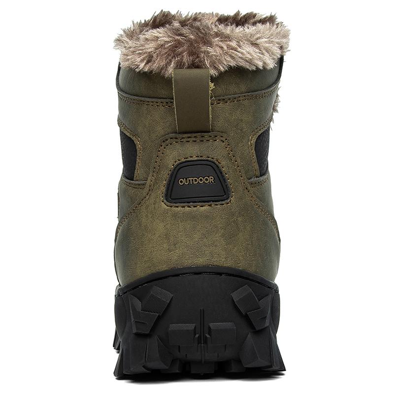 Водонепроницаемые уличные зимние мужские ботинки, мужские ботильоны в русском стиле, зимние ботинки, большие размеры 40–48