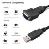 BENFEI USB to Serial USB to Male DB9 Serial Cable Prolific Windows Mac OS X and later Adapter, RS232C, RS-232 (9-pin) 1.8M, Chipset, 11/10/8.1/8/7,