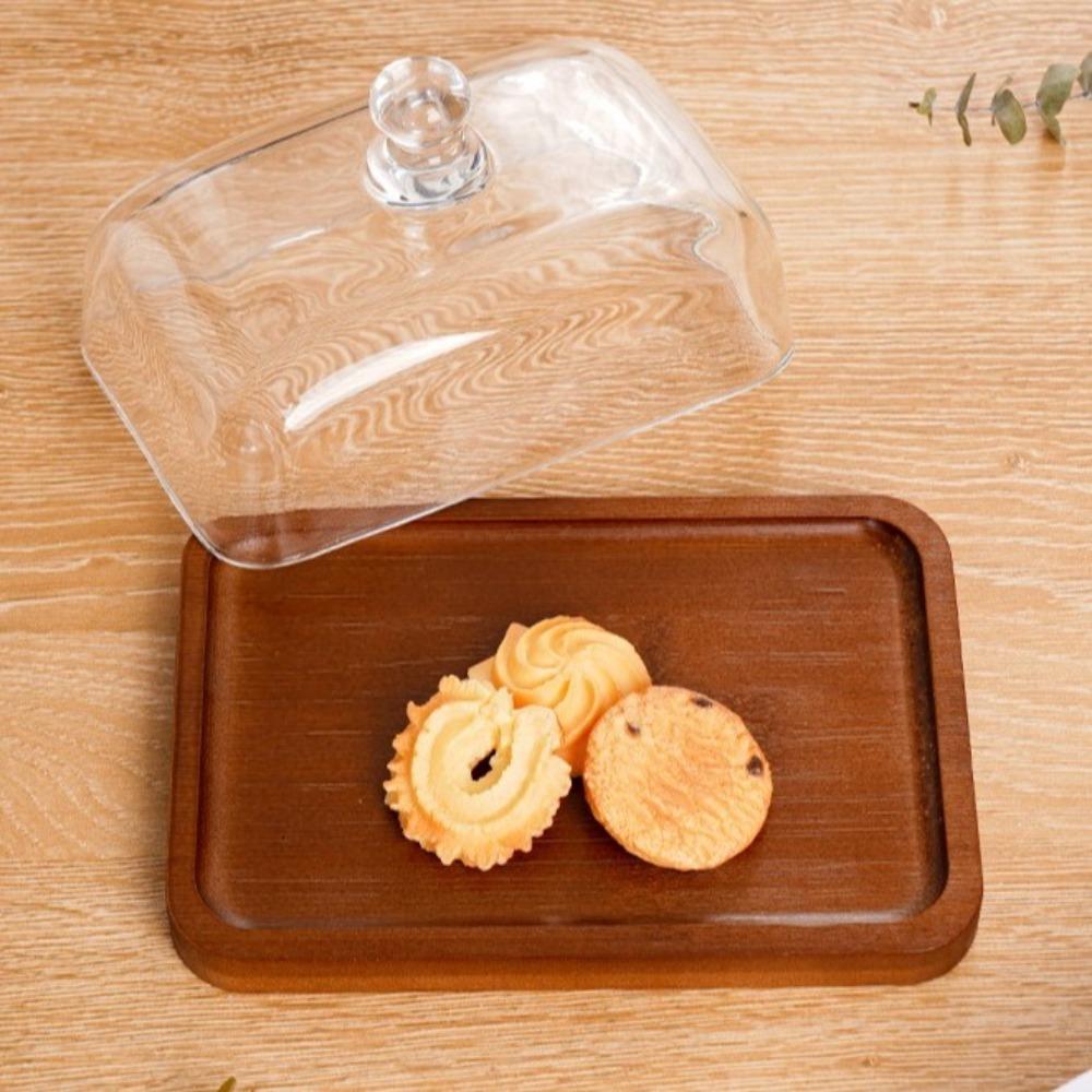 Rectangular Pastry Stand Light Luxury Appetizer Plates Show Rack Cheese Storage Case  Hotels