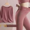 Women's Thickened Velvet Thermal Underwear Suit - Large Size, Round Neck, Self-Heating, Cold-Proof for Autumn/Winter 2023.