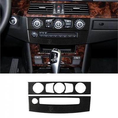 Накладка на центральную консоль из углеродного волокна для BMW 5 серии E60 2008-2010