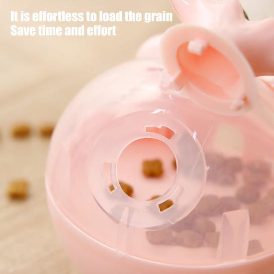 Interactive Cat Treat Dispenser Toy Puzzle Cat Tumble Spill Slow Feeder Kitten Teaser Wand Entertainment Toy for Indoor Cats