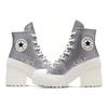 Кеды Chuck 70 De Luxe с пайетками, высокие, из парусины, женские, серые, A08177C