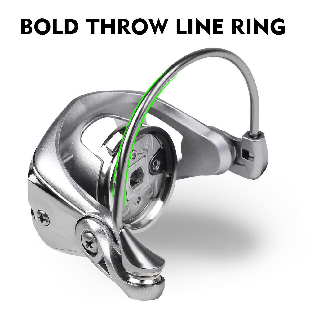 Колесо с клыком для приманки Чашка с глубокой леской Колесо для лески Двойной коромысло Рыболовное колесо с длинным ходом Рыболовное колесо со скал