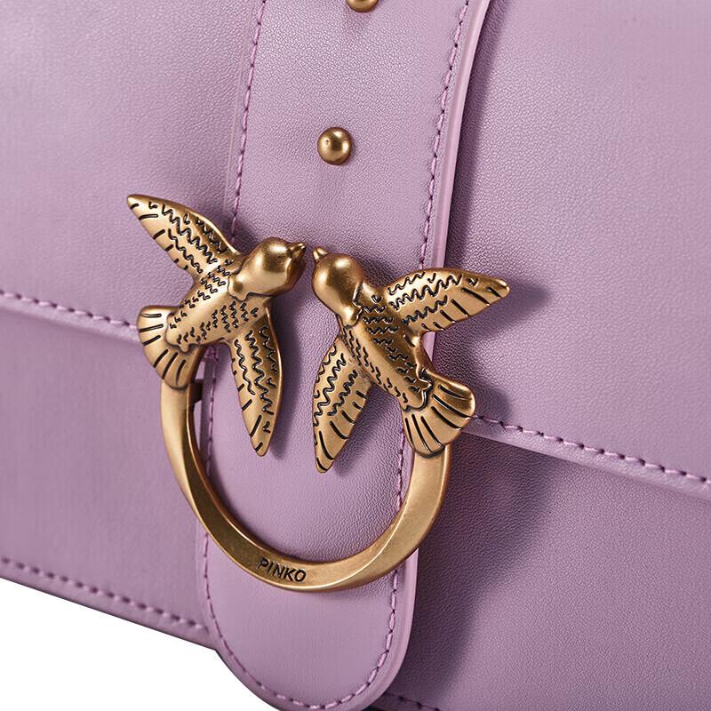 PINKO Women's Mini Love Bag with Distressed Chain