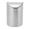 Mini Desktop Trash Can with Swing Lid Small Countertop Tiny Garbage Bin for Car Office 304