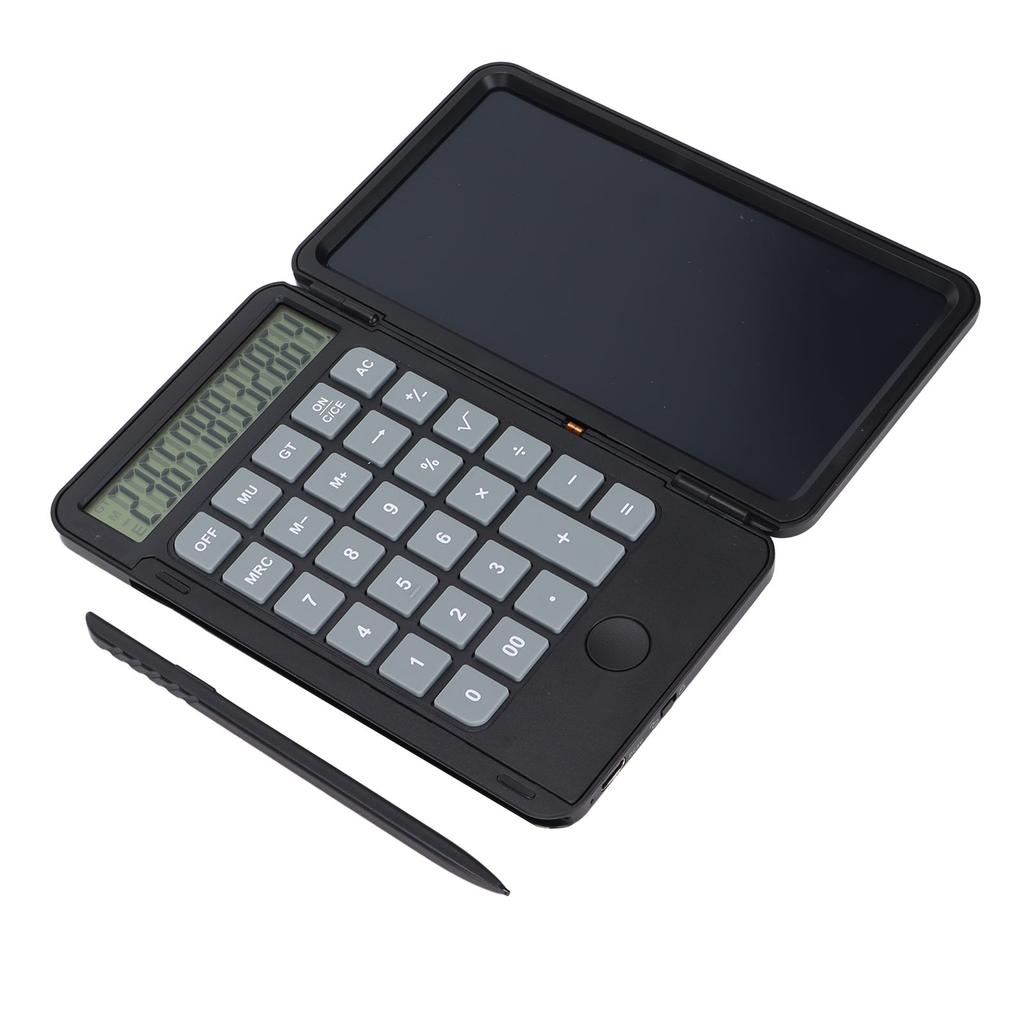 Calculator Writing Tablet 6.5in LCD Chargeable Portable Paperless Drawing Handwriting Board