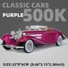 Ретро Стиль 1:24 Модель классического автомобиля из сплава Classic 500K и серии CLK-GTR, подходящая для молодых людей, чтобы коллекционировать и демонстрировать подарки и игрушки для мальчиков