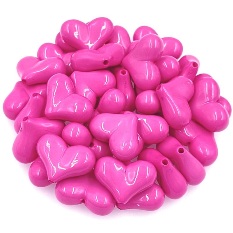 10 шт. большие для изготовления ювелирных изделий акриловые бусины в форме сердца свободные красочные аксессуары ручной работы DIY браслет ожерелье фурнитура для изготовления ювелирных изделий