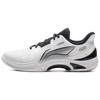 Li Ning износостойкие, дышащие, легкие низкие тренировочные кроссовки унисекс Черно-белые AYTV013-2