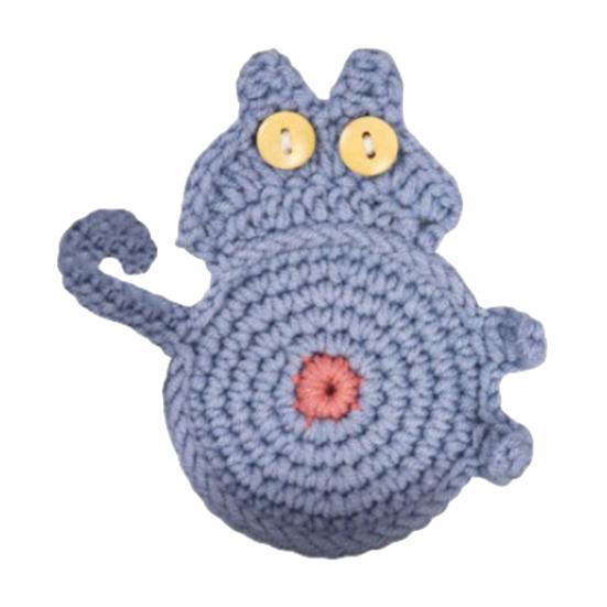 Плетеные вручную подставки для кошек, милые вязаные подставки для кофе в форме кошек, защита столешницы, изоляционный коврик для домашнего офисного декора