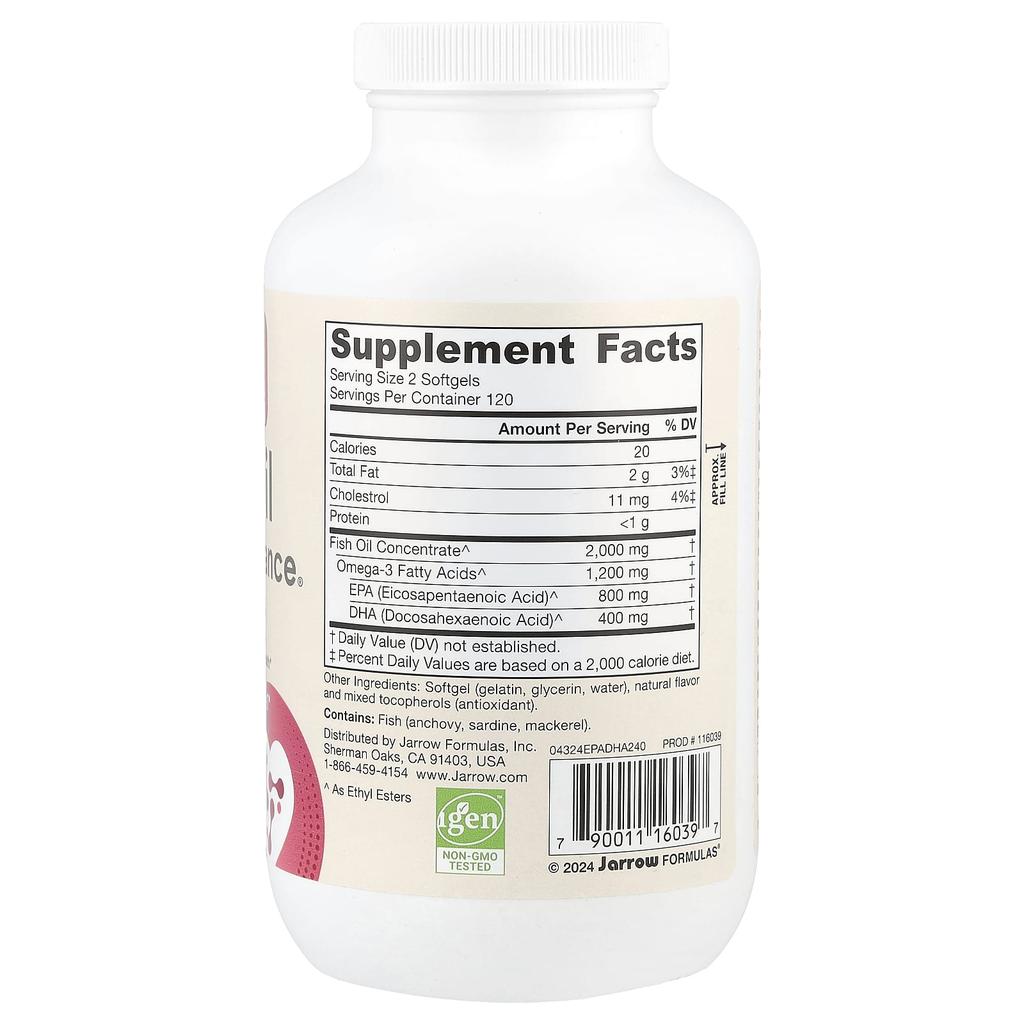 Fish Oil Epa-Dha Balance®, 240 Softgels (1,000Mg Per Softgel)