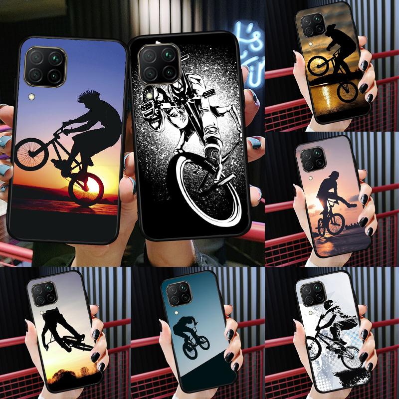 Чехол BMX Велосипед Экстремальный Спорт Для Huawei P30 P60 Pro P20 P40 Lite Nova 9 10 SE 12s 12i 11i 8i Y91 Y60 Y70 Y72 Y90 Y61