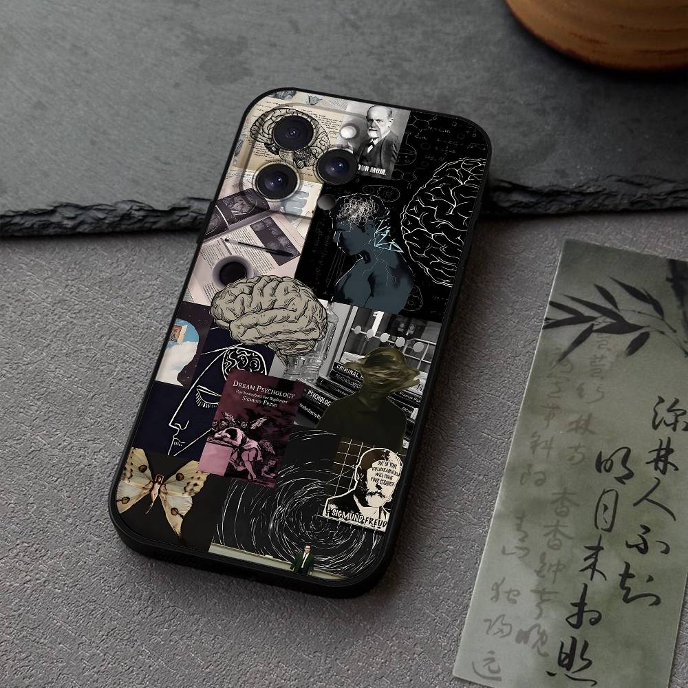 Психолог Психология Чехол для телефона Для IPhone 17 16 15 14 13 12 11 PRO MAX PLUS Mini ТПУ Мягкий Приятный для кожи Чехол