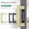 Punch-free Sliding Door Handle Multifunctional Drawer Pull Handles Furniture Knobs Sliding Door
