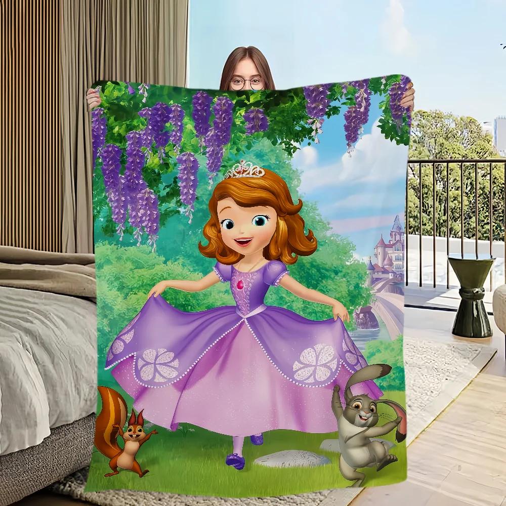 Cute Plush Throw Blanket Soft Flannel for Sofa Bedroom Travel Gift Warm Comfort for Home Office Living Room Cartoon Theme