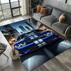 3D F-Ford Mustang Гоночный автомобиль Мотоцикл Ковер Коврик для гостиной Спальни Дома Декорация для дивана, Детский коврик Нескользящий напольный коврик
