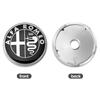 PRTZU1 60mm Car Wheel Hub Caps Auto Emblem Tire Center Cover Badge Decor For Alfa Romeo Sportiva 147 156 166 159 Giulietta Giulia GT