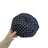 Plaid Beret Women's Spring New Versatile Atmosphere Shows the Face Small Painter Hat