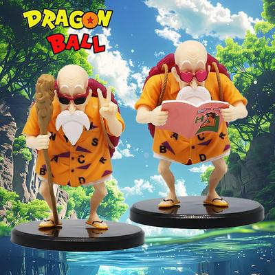 10 см Dragon Ball Z Каме Сеннин Аниме Фигурки Мастер Роши Фигурка ПВХ Статуя Настольное Украшение Коллекционная Модель Игрушки Кукла Подарки