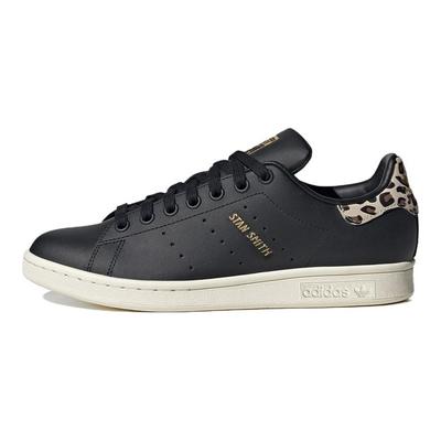 Кроссовки Stan Smith Черный Леопард Женские Основной Черный Молочный Белый Чудо-Белый IE4633