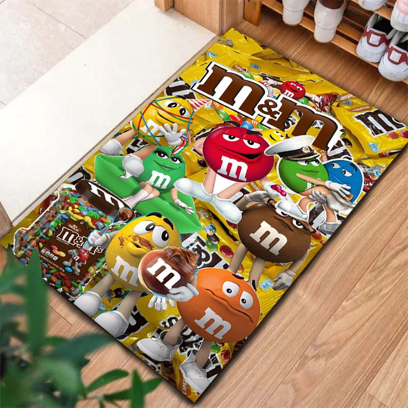 Ковер M&M's для гостиной, спальни, дома, украшение для дивана, детский игровой нескользящий коврик