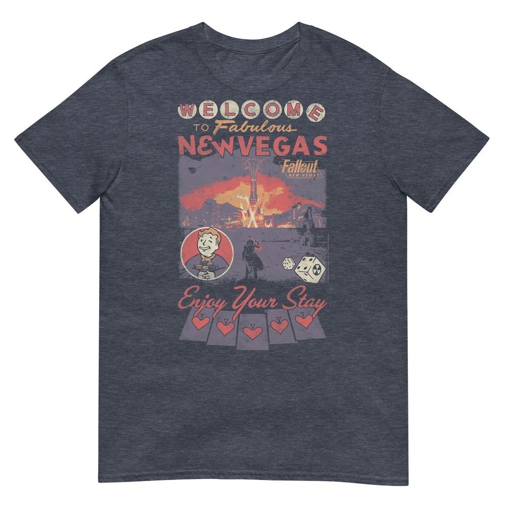 Fallout Welcome To Fabulous New Vegas Vintage Video Game Tshirt