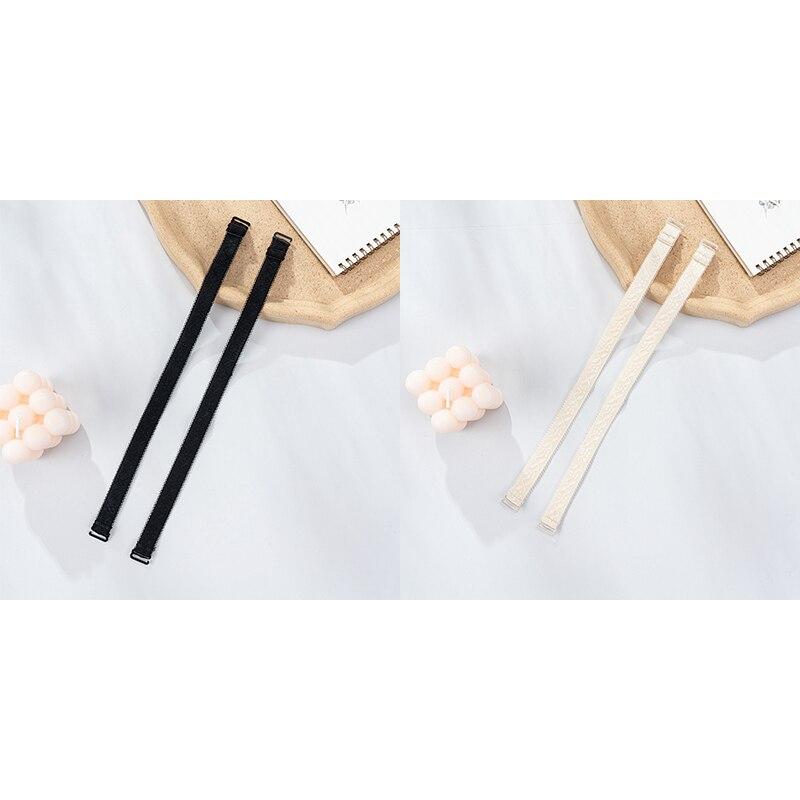 Сексуальные женские нескользящие бретели для бюстгальтера, аксессуары для женских бюстгальтеров, невидимые эластичные бретельки для бюстгальтера с двойными плечами