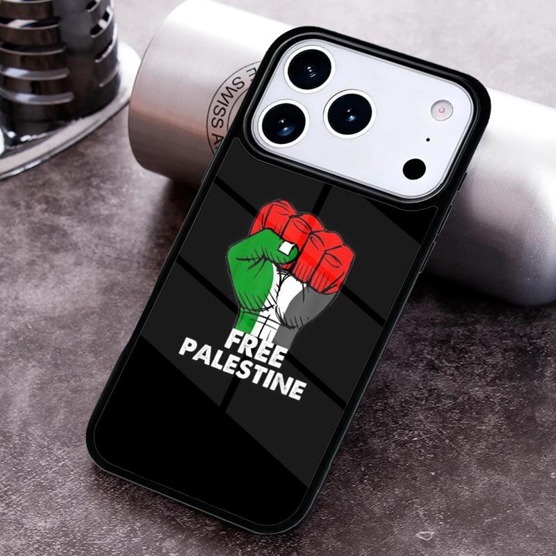 Чехол для телефона с флагом Палестины 'Свобода' для iPhone 17 16 15 Pro Max Air 14 13 12 11 Plus Ударопрочный Чехол Capa