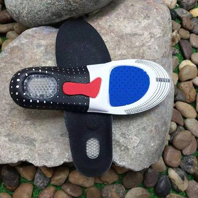 Оптовая продажа Спорт Бег Силиконовый Гелевый Стельки Для Ног Мужская Женская Обувь Подошва Ортопедическая Подкладка Массажная Амортизация Поддержка Арки