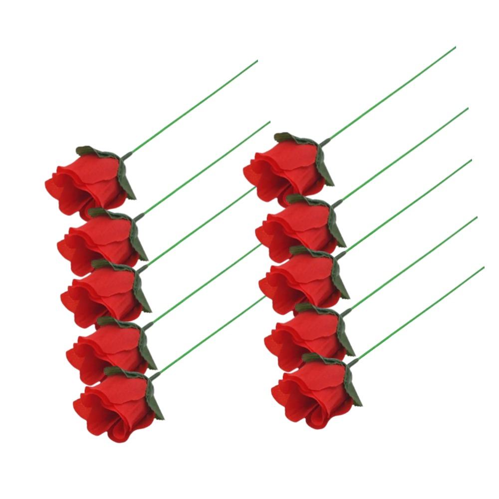 5/10 шт. Профессиональные реквизиты для иллюзий Мага, Палочка-Факел, Превращающаяся в Цветок-Факел, Превращающаяся в Розу-Огонь, Магический Трюк, Гиммик, Появляющийся Цветок из Пламени