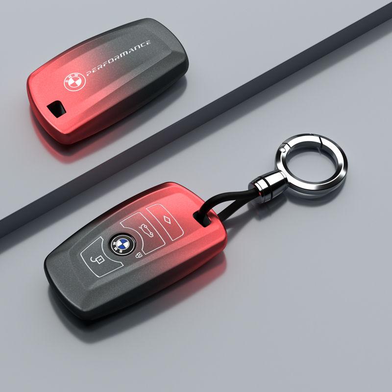 AAAQS1 Car Logo Zinc Alloy Key Case Bag Smart Remote Interior Auto Accessories For BMW F20 G20 G30 X1 X3 X4 X5 G05 X6 X7 G11 F15 F16