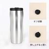 MYEEDA Stainless Steel Coffee Tumbler with 500ml Easy To Vacuum Perfect for and Convenience Perfect for and Insulates Hot and Cold Cute Thermos