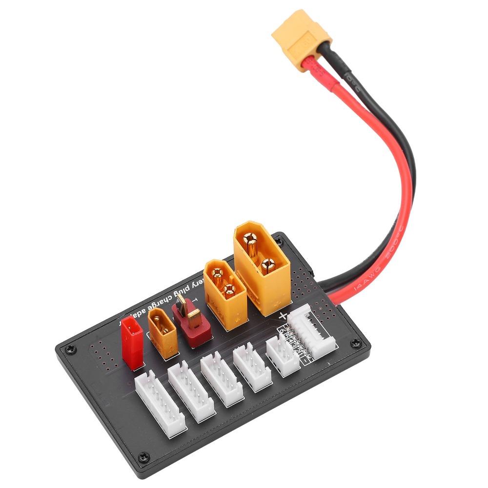 XT30 XT60 XT90 JST T Connector Parallel Charging Board 2S‑6S 5 in 1 Design Lipo Battery Charger