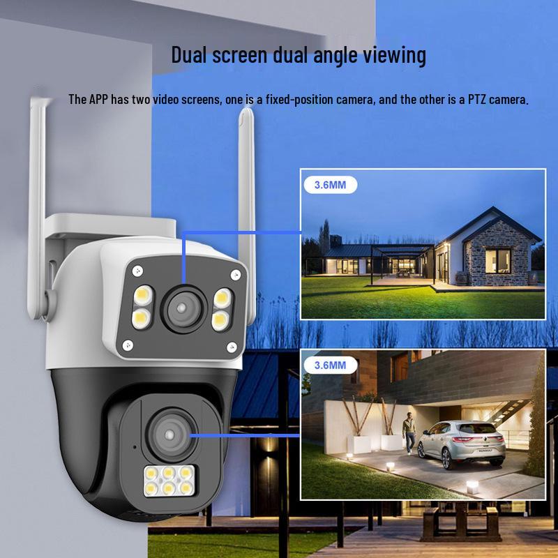 V380 Pro 4MP HD WiFi Наружная бинокулярная камера наблюдения