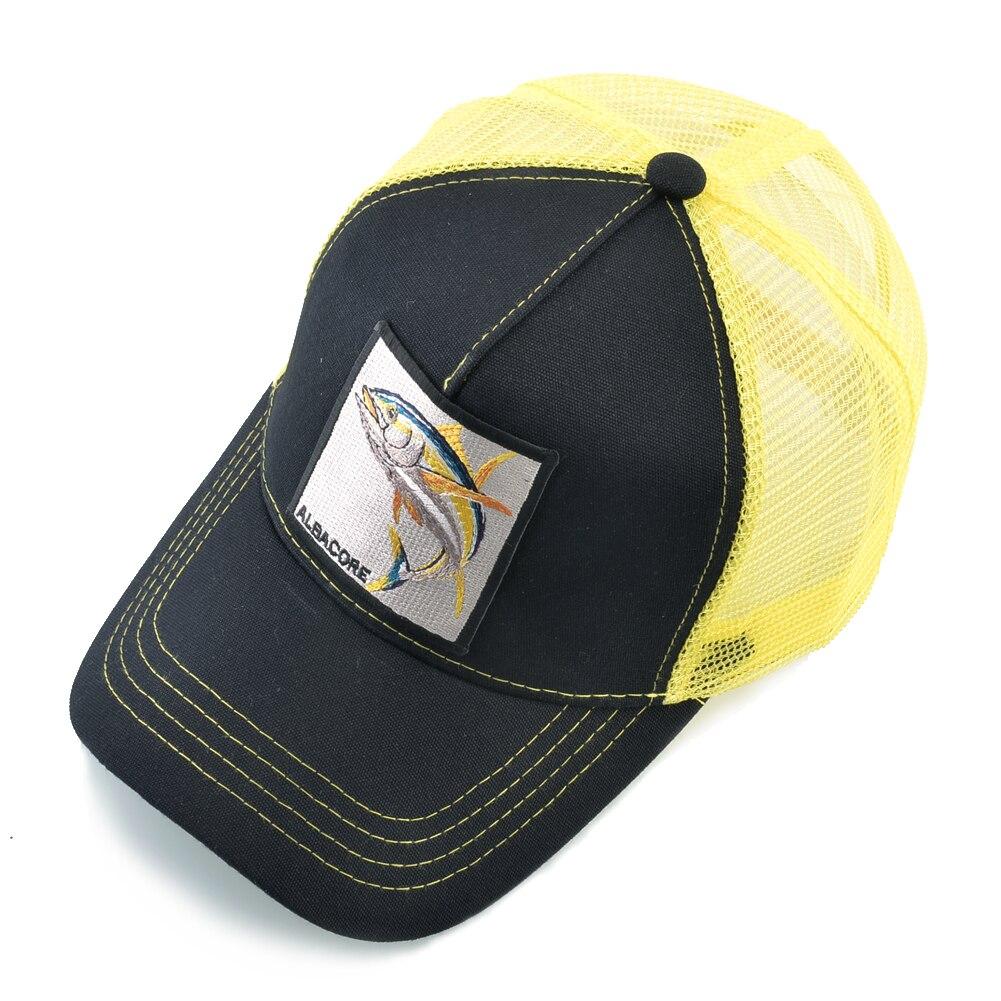 Дышащая сетчатая бейсболка, женская модная кепка-дальнобойщик с нашивкой из альбакора, мужская бейсболка в стиле хип-хоп, Snapback Bone Casquette