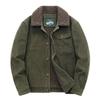 Coat Men's Autumn and Winter Padded Coat Strip Fleece Workwear Padded Jacket