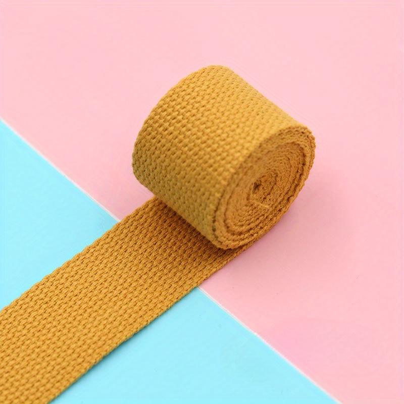 1 Roll Medium Heavy Weight Cotton Webbing - 8 Colors To Choose