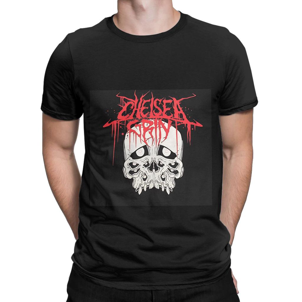 chelsea grin fans99 Skull Novelty 100 Cotton TShirt Chelsea Grin Tees Tops For Unisex
