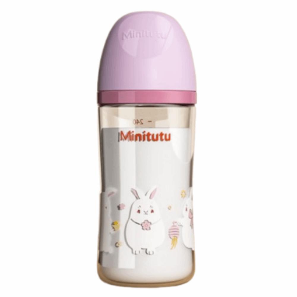 Cartoon Newborn Glass Bottle Wide Mouth Baby Milk Bottle Baby Feeding Bottle  Infant Feeding