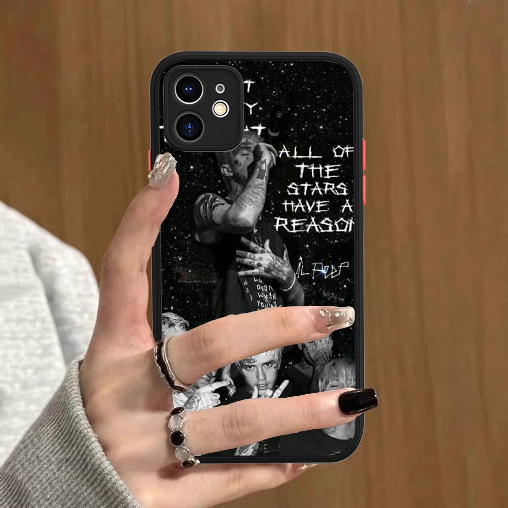 Чехол для телефона певицы Lil P-Peeps для IPhone 16 15 14 13 12 11 Pro Max XS Max X Plus Матовый противоударный чехол