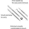 4PCS Acne Blackhead Comedone Removal Needles Black Dots Cleaner Black Head Pore Cleaner