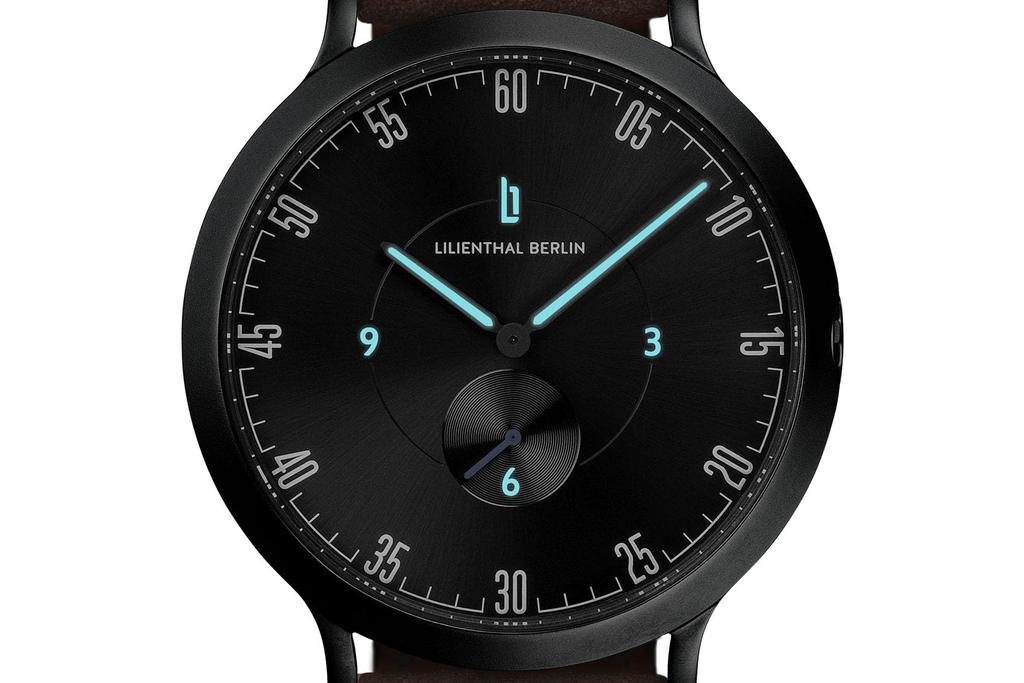 Small Second Made In Brown [Lilianthal Berlin] Wristwatch, Germany, L01-107-B002C, Men's,