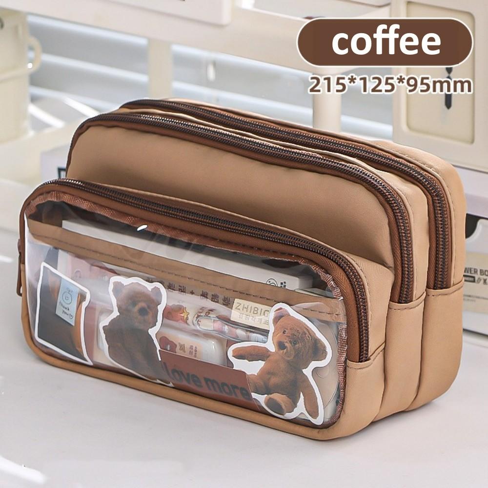 Большая вместимость 5 слоев пеналов Kawaii Pencil Pouch Симпатичный держатель для ручек Box для студентов Back To School Канцелярские принадлежности